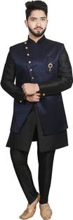 SG RAJASAHAB Solid Sherwani