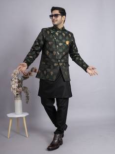 N.B.F Fashion Self Design Sherwani