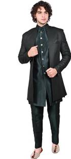 DIAMOND Double indo Western Solid Sherwani
