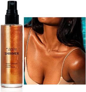 EVERERIN Highlighter Spray Sparkle Neck Leg 3D Shimmer Brighten Diamond Makeup