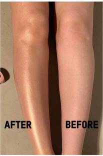 tanvi27 Shimmer Body Glow Shimmer Gold Highlighter Makeup For Face Body Legs