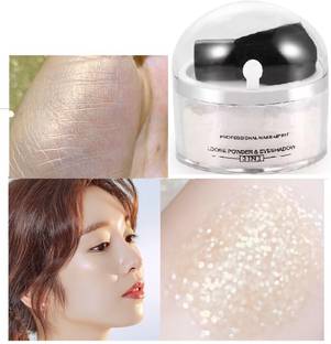 WOONGMI New Diamond Shine Silver Dust Shimmery Shiny Face Makeup Powdery
