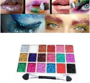 BLUST&FAMME 18 color eyes maakeup glitter plette pss1