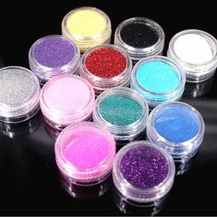Latixmat Best 3D Finish Multi Purpose Soft Touch Multi Color shimmery glitter powder