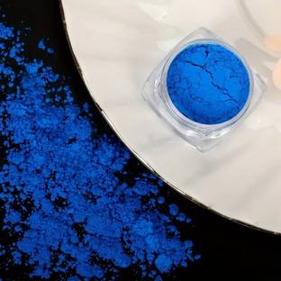 MYEONG Neon Pigment Multi Use Pigment Eyeshadow for Face Body Makeup Nail Art Blue