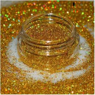 Wonholli Gold Glitter Powder for Nail Art