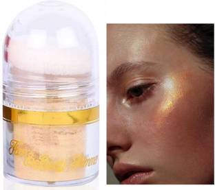 tanvi27 Pigmented Multi Purpose Highlighter Luminous Finish Smoky Gold Powder Highlighter