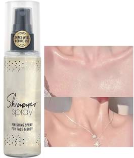 EVERERIN Moisturizing Body Highlighter Smooth Shimmer Bronzer Glow Liquid Spray