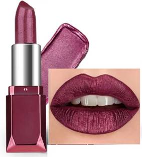EVERERIN Moisturizing and Brightening Metallic Magenta Pink Lipstick