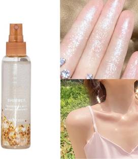 GULGLOW99 Glow Body Glitter Spray, Quick-Drying and Non-Sticky Body Shimmer