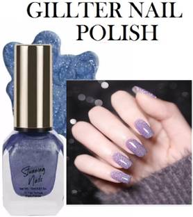 GFSU - GO FOR SOMETHING UNIQUE Glitter Nail Paint, Long Lasting Nail Paint bLUE