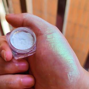 MYEONG White Pigments Dust Shimmer, Matte, Glitter, Rainbow Make Up Powder Highlighter