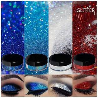 HUZURLU 3D Finish Multi Purpose Soft Touch Multi Color shimmery glitter multi color
