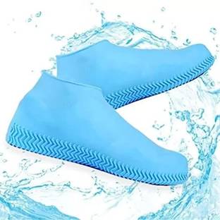 BBD Kitchen Shop Anti-Slip Water Resistant Overshoes Silicone Rubber Shoe Cover Silicone Multicolor Boots Shoe Cover, Toes Shoe Cover
