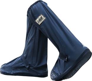 revlox Water proof shoe cover Polyester Black High Ankle Shoe Cover