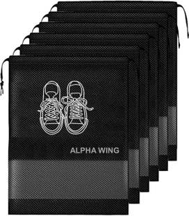 ALPHA WING ALPHA3 SHOES COVER Polyester Black Flat Shoe Cover, Toes Shoe Cover