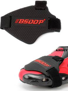 AMIRIDE Motorcycle Riding Shoes Protective Cover Rubber Silicone black Boots Shoe Cover