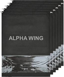 ALPHA WING ALPHA046 SHOES COVER Polyester Black Flat Shoe Cover, Toes Shoe Cover