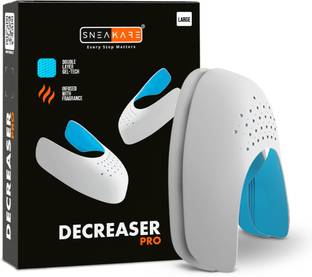 SNEAKARE Shoe Crease Protector - Shoe Crease Guard - Decreaser Pro with Gel Layer, Large PU Toe Regular, Sports Shoe Insole