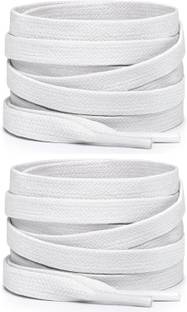 SHOESHINE Flat cotton White FC10 Shoe Lace