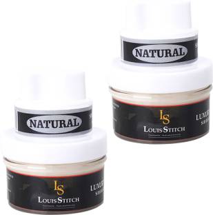 लुइस स्टिच Neutral Shoe Cream For Leather items (Color_Neutral_Pack of 2) (Shoes Accessory) लेदर, पेटेंट लेदर, सिंथेटिक लेदर शू क्लीनर