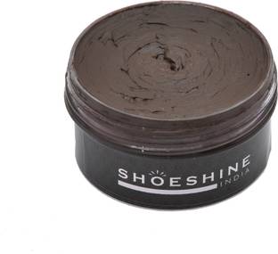 SHOESHINE DARK BROWN shoe cream for all Smooth Leather Leather, Synthetic Leather Shoe Cream
