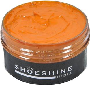SHOESHINE TAN shoe cream for all Smooth Leather 50ml Leather, Synthetic Leather Shoe Cream