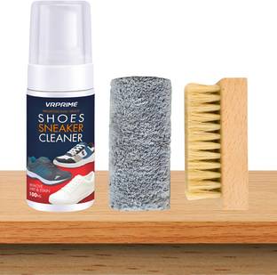 VRPRIME Shoe Sneaker Cleaner for White Shoes | Foam Sneaker Cleaning Kit | Nubuck, Sports Shoe Cleaner
