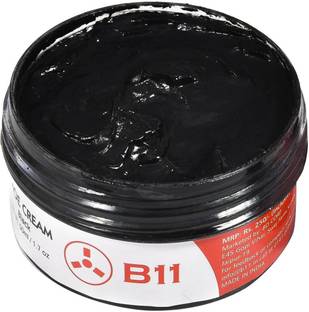 B11 Black shoe cream for smooth Leather Formal & Oxford shoes (Black) Leather Shoe Cream