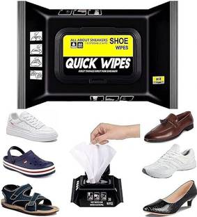 Krisha Nexus Portable Sneakers Cleaner Shoe Wipes Quickly Remove Dirt & Stains Leather, Suede, Synthetic Leather, Sports, Velour Shoe Cleaner