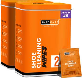 SNEAKARE Pack of 48 Shoe Cleaner Wipes Premium Sneaker Cleaning Wipes for Sneakerheads Leather Shoe Cleaner