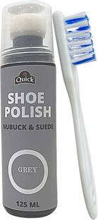 Quick Nubuck Suede Shoe Polish Color - Grey (Pack - 125 ML) Nubuck, Suede Shoe Renovator
