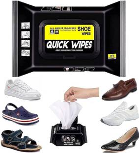 Massive Reckon "Shoe Cleaning Wet Wipes - 80 Pieces - Quick and Easy Shoe Care Sports Shoe Cleaner