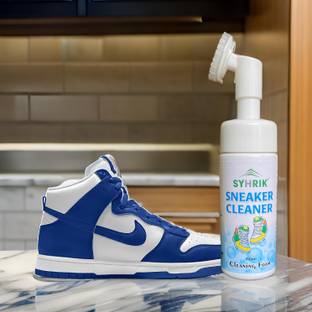 EarthScale Premium foaming sneaker cleaner foaming pump bottle (150 ML) Sports, Canvas, Suede, Nubuck Shoe Cleaner