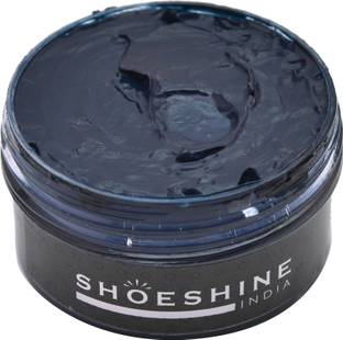 SHOESHINE NAVY BLUE shoe cream for all Smooth Leather Leather, Synthetic Leather Shoe Cream