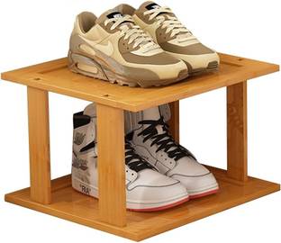 AshandRoh BAMBOO SHOE RACK SHOE CABINET FOR VERTICAL ENTRANCE HALLWAY LIVING ROOM Solid Wood Shoe Stand