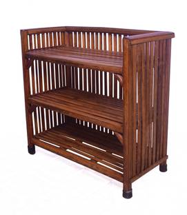 RAINBOW Wood, Bamboo,Cane Book shelf chappal stand,Bookshelf for office,multipurpose use Bamboo, Cane Shoe Stand