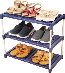 Novatic Joota/Chappal/Sandal/Slipper/Footwear/sneakers/Shoes Rack Stand For Home Office Plastic, Metal Shoe Stand