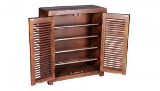 pipercrafts PIPER-SR-1055 Solid Wood Shoe Rack