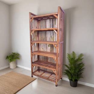 RAINBOW Wood, Bamboo,Cane shoe rack chappal stand, Bookshelf for office,multipurpose use Cane, Engineered Wood, Solid Wood, Bamboo Shoe Rack
