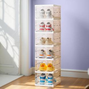 ALOXE ALX-Shoe-Rack2-6Layer Plastic Shoe Rack