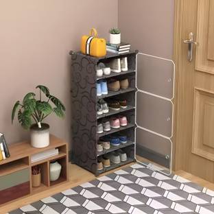 Flipkart Perfect Homes Studio 12 pair gray shoe rack Plastic Shoe Rack