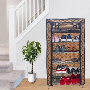 RAXON WORLD 6 tier Carbon Steel Collapsible Wardrobe