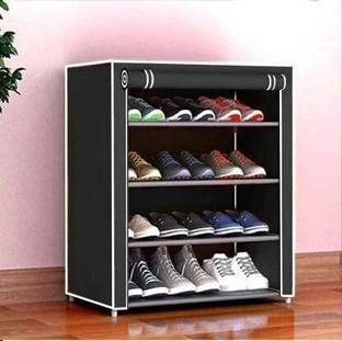 Palkolink 4 sleeves havy PVC pipe shoe rack Plastic Collapsible Shoe Stand