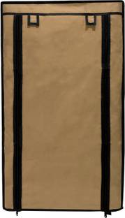 URBAN CHOICE 6 Layer biege cover Metal Collapsible Shoe Stand