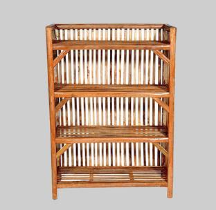 RAINBOW Wood, Bamboo,Cane shoe rack Utility Rack, Bookshelf for office, multipurpose use Engineered Wood Collapsible Shoe Stand