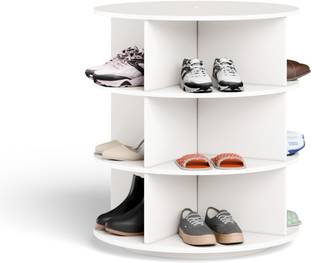 ROCCO 360° Rotating Engineered Wood Shoe Rack