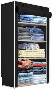 DEMARK Multipurpose shoe rack/Wardrobe PVC Plastic Pipes with cover Plastic Shoe Stand