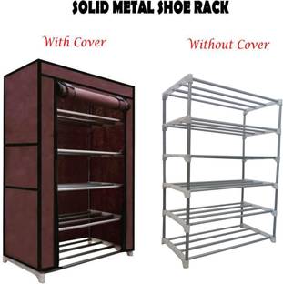 Philoshop Metal Collapsible Shoe Stand