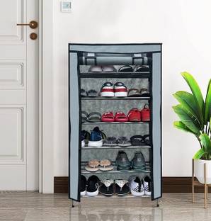 KOnline 6 Tier Best Quality Multi-Storage Rack Metal Shelf Metal Shoe Stand